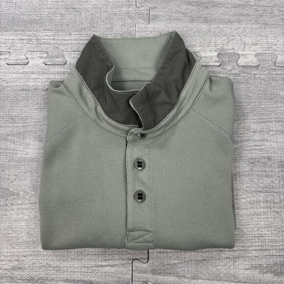 Triple Aught Design Caliber Polo shirt Men Sz L USA Technical Performance Gray - Picture 8 of 10